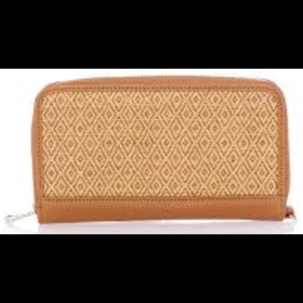 All About the Benjamins Wallet in Diamond Straw